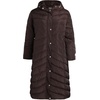 image:imageMadden Girl Womens Maxi Puffer Winter Coats  Long Quilted Jackets for Women Weather Resistant Puffer Parka Hooded Jacket  Weather Resistant Full Length Warmth Zipper and Button Closure Cozy Insulated Hood Zip Pockets Cold Weather ReadyChocolate