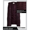 image:imageMadden Girl Womens Maxi Puffer Winter Coats  Long Quilted Jackets for Women Weather Resistant Puffer Parka Hooded Jacket  Weather Resistant Full Length Warmth Zipper and Button Closure Cozy Insulated Hood Zip Pockets Cold Weather ReadyMerlot