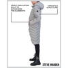 image:imageMadden Girl Womens Maxi Puffer Winter Coats  Long Quilted Jackets for Women Weather Resistant Puffer Parka Hooded Jacket  Weather Resistant Full Length Warmth Zipper and Button Closure Cozy Insulated Hood Zip Pockets Cold Weather ReadyTitanium