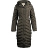image:imageMadden Girl Womens Maxi Puffer Winter Coats  Long Quilted Jackets for Women Weather Resistant Puffer Parka Hooded Jacket  Weather Resistant Full Length Warmth Zipper and Button Closure Cozy Insulated Hood Zip Pockets Cold Weather ReadyOlive