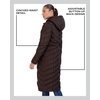 image:imageMadden Girl Womens Maxi Puffer Winter Coats  Long Quilted Jackets for Women Weather Resistant Puffer Parka Hooded Jacket  Weather Resistant Full Length Warmth Zipper and Button Closure Cozy Insulated Hood Zip Pockets Cold Weather ReadyChocolate