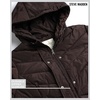 image:imageMadden Girl Womens Maxi Puffer Winter Coats  Long Quilted Jackets for Women Weather Resistant Puffer Parka Hooded Jacket  Weather Resistant Full Length Warmth Zipper and Button Closure Cozy Insulated Hood Zip Pockets Cold Weather ReadyChocolate
