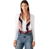 image:imageSteve Madden Lexi Satin Square Scarf Black Multi
