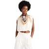 image:imageSteve Madden Sia Satin Square Scarf Ivory Multi