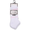 image:imageSteve Madden WOMENS 6PK SOLID MESH ARCH POP STRIPE LOW CUT HALF CUSHION WHITE VALUE PACK OF 6 SOCK SIZE 910 SHOE SIZE 510