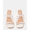 image:imageSteve Madden Womens Ajay Heeled SandalWhite Leather