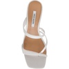 image:imageSteve Madden Womens Ajay Heeled SandalWhite Leather