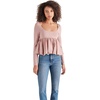 image:imageSteve Madden Womens Apparel Avielle TopRose Smoke