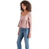 image:imageSteve Madden Womens Apparel Avielle TopRose Smoke