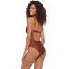 image:imageSteve Madden Womens Bandeau One Piece Swimsuit with Removable StrapsShine Bright Oak Brown