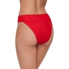 image:imageSteve Madden Womens Banded High Leg High Waist Bikini BottomCherry