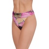 image:imageSteve Madden Womens Banded High Leg High Waist Bikini BottomSuper Bloom