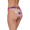image:imageSteve Madden Womens Banded High Leg High Waist Bikini BottomSuper Bloom