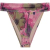 image:imageSteve Madden Womens Banded High Leg High Waist Bikini BottomSuper Bloom