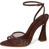 image:imageSteve Madden Womens Beki Heeled SandalLeopard Mesh