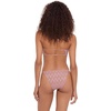 image:imageSteve Madden Womens Cutout Bandeau Bikini Top with Gold BeadsChevron Shine Orchid