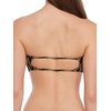 image:imageSteve Madden Womens Cutout Bandeau Bikini Top with Gold BeadsChevron Shine Raven