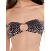 image:imageSteve Madden Womens Cutout Bandeau Bikini Top with Gold BeadsPurfection