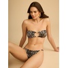 image:imageSteve Madden Womens Cutout Bandeau Bikini Top with Gold BeadsPurfection