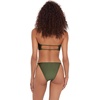 image:imageSteve Madden Womens Cutout Bandeau Bikini Top with Gold BeadsShine Bright Olive