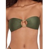 image:imageSteve Madden Womens Cutout Bandeau Bikini Top with Gold BeadsShine Bright Olive