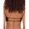 image:imageSteve Madden Womens Cutout Bandeau Bikini Top with Gold BeadsShine Bright Olive
