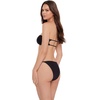 image:imageSteve Madden Womens Cutout Bandeau Bikini Top with Gold BeadsShine Bright Raven