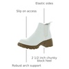 image:imageSteve Madden Womens Howler Ankle BootWhite Tan