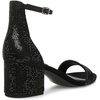 image:imageSteve Madden Womens Irenee Heeled SandalBlack Rhinestone