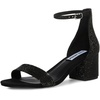image:imageSteve Madden Womens Irenee Heeled SandalBlack Rhinestone