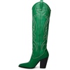 image:imageSteve Madden Womens Lasso Western BootGreen Leather