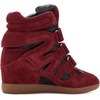 image:imageSteve Madden Womens Mavis SneakerBurgundy Suede