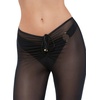 image:imageSteve Madden Womens Mesh Adjustable Tie Front Flare PantBlack