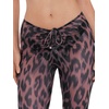 image:imageSteve Madden Womens Mesh Adjustable Tie Front Flare PantStatic Leopard