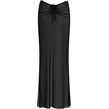 image:imageSteve Madden Womens Mesh Adjustable Tie Front Maxi SkirtBlack