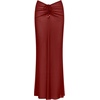 image:imageSteve Madden Womens Mesh Adjustable Tie Front Maxi SkirtMerlot