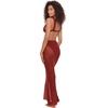 image:imageSteve Madden Womens Mesh Adjustable Tie Front Maxi SkirtMerlot