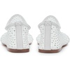 image:imageSteve Madden Womens Mino Ballet FlatWhite Rhinestone