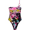 image:imageSteve Madden Womens One Shoulder One Piece with Ring Detail and Open BackDazy Fields
