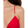image:imageSteve Madden Womens Over The Shoulder Basic Triangle Bikini TopCherry