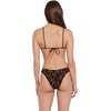 image:imageSteve Madden Womens Over The Shoulder Basic Triangle Bikini TopStatic Leopard
