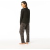 image:imageSteve Madden Womens Pajama 3 Piece Set Long Sleeve Shirt Pants Lounge ShortsBlack Camo Spots