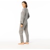 image:imageSteve Madden Womens Pajama 3 Piece Set Long Sleeve Shirt Pants Lounge ShortsDiamond Snake Geo