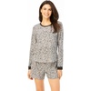 image:imageSteve Madden Womens Pajama 3 Piece Set Long Sleeve Shirt Pants Lounge ShortsDiamond Snake Geo