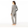 image:imageSteve Madden Womens Pajama 3 Piece Set Long Sleeve Shirt Pants Lounge ShortsDiamond Snake Geo