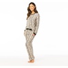 image:imageSteve Madden Womens Pajama 3 Piece Set Long Sleeve Shirt Pants Lounge ShortsSoft Snake