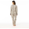 image:imageSteve Madden Womens Pajama 3 Piece Set Long Sleeve Shirt Pants Lounge ShortsSoft Snake