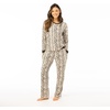 image:imageSteve Madden Womens Pajama 3 Piece Set Long Sleeve Shirt Pants Lounge ShortsSoft Snake