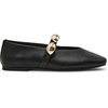 image:imageSteve Madden Womens Poppin Ballet FlatBlack Leather