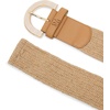 image:imageSteve Madden Womens Raffia Stretch Pant BeltOffwhite